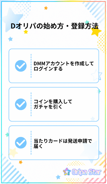 Dオリパの始め方・登録方法